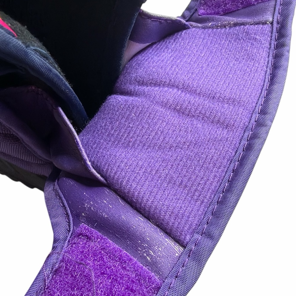 Polo Ralph Lauren Vancouver EZ Snow Boots Girls Sz 5 Fleece Lined Duck Boots - Picture 11 of 14